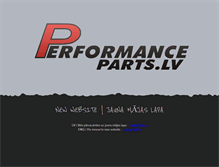 Tablet Screenshot of performanceparts.lv